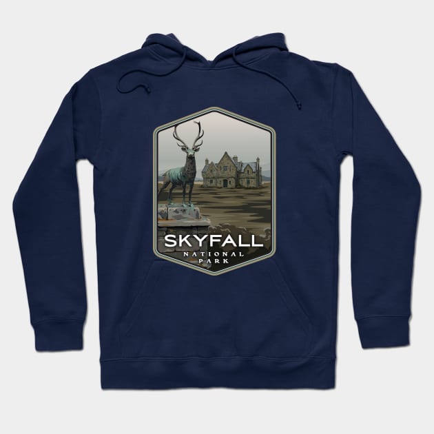 Skyfall National Park Hoodie by MindsparkCreative